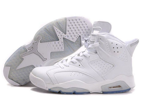 jordan retro 6 blanche