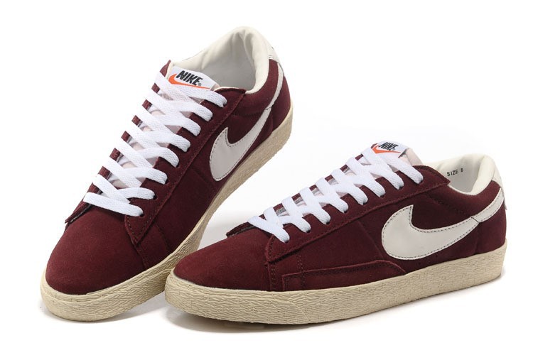 nike blazer basse bordeaux femme